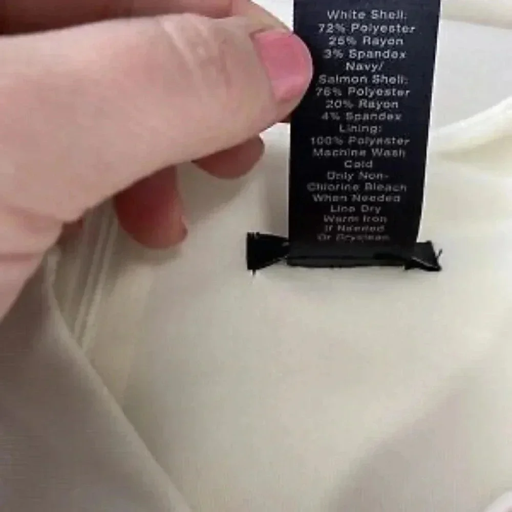 Ann Taylor colorblock sheath ponte dress SZ 6p - Picture 8 of 9